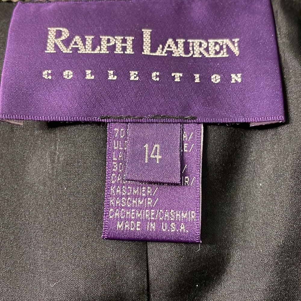 RALPH LAUREN VINTAGE PURPLE LABEL black and white houndstooth blazer🏇 - Picture 8 of 9